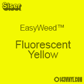 EasyWeed HTV: 12" x 5 Foot - Fluorescent Yellow