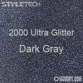 StyleTech 2000 Ultra Glitter - 144 Dark Gray - 12"x24" Sheet