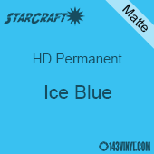 12" x 24" Sheet - StarCraft HD Matte Permanent Vinyl - Ice Blue