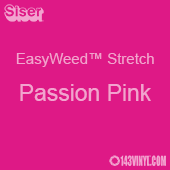 12" x 24" Sheet Siser EasyWeed Stretch HTV - Passion Pink