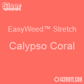 12" x 5 Foot Roll Siser EasyWeed Stretch HTV - Calypso Coral