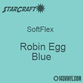 12" x 5 Yard Roll - StarCraft SoftFlex HTV - Robin Egg Blue