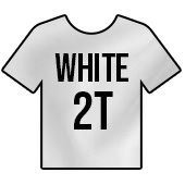 Hotteez Toddler Shirt - White - 2T