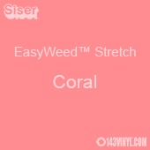 12" x 5 Yard Roll Siser EasyWeed Stretch HTV - Coral