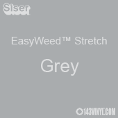 12" x 5 Foot Roll Siser EasyWeed Stretch HTV - Gray