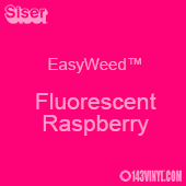 12" x 24" Sheet Siser EasyWeed HTV - Fluorescent Raspberry