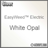 12" x 15" Sheet Siser EasyWeed Electric HTV - White Opal