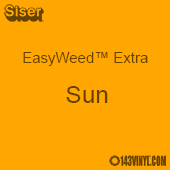 12" x 15" Sheet Siser EasyWeed Extra HTV - Sun