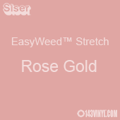 12" x 24" Sheet Siser EasyWeed Stretch HTV - Rose Gold