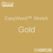 12" x 5 Foot Roll Siser EasyWeed Stretch HTV - Gold