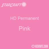 12" x 5' Roll - StarCraft HD Glossy Permanent Vinyl - Pink