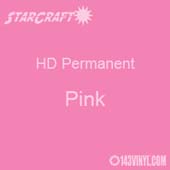 24" x 10 Yard Roll - StarCraft HD Glossy Permanent Vinyl - Pink