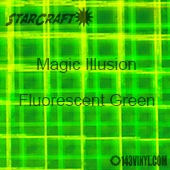 12" x 24" Sheet - StarCraft Magic - Illusion Fluorescent Green