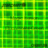 12" x 12" Sheet - StarCraft Magic - Illusion Fluorescent Green