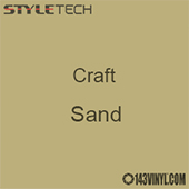 Styletech Craft Vinyl - Sand- 12" x 12" Sheet