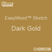 Stretch HTV: 12" x 15" - Dark Gold