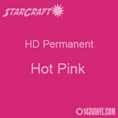 12" x 10 Yard Roll - StarCraft HD Glossy Permanent Vinyl - Hot Pink