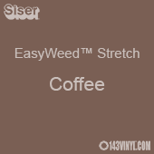 Stretch HTV: 12" x 15" - Coffee