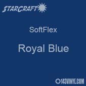 12" x 5 Yard Roll - StarCraft SoftFlex HTV -  Royal Blue