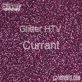 Glitter HTV: 12" x 5 Yard Roll - Currant