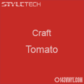 Styletech Craft Vinyl - Tomato- 12" x 24" Sheet