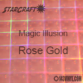 12" x 24" Sheet - StarCraft Magic - Illusion Rose Gold