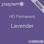 12" x 12" Sheet - StarCraft HD Matte Permanent Vinyl - Lavender