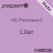 12" x 24" Sheet - StarCraft HD Matte Permanent Vinyl - Lilac