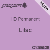 12" x 5' Roll - StarCraft HD Matte Permanent Vinyl - Lilac