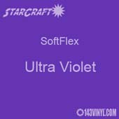 OUTLET - 11.5" x 12" Sheet StarCraft SoftFlex HTV - Ultra Violet