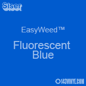 EasyWeed HTV: 12" x 5 Foot - Fluorescent Blue