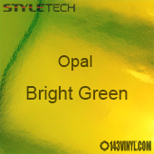 StyleTech Opal - Bright Green - 12" x 12" Sheet 