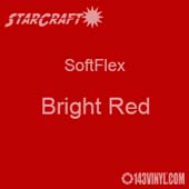 12" x 24" Sheet StarCraft SoftFlex HTV - Bright Red