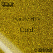 12" x 20" Sheet Siser Twinkle HTV - Gold