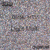 OUTLET: Glitter HTV: 8.5" x 12" - Light Multi