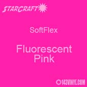 12" x 5 Foot Roll -StarCraft SoftFlex HTV - Fluorescent Pink