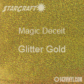 12" x 24" Sheet - StarCraft Magic - Deceit Glitter Gold