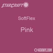12" x 12" Sheet StarCraft SoftFlex HTV - Pink