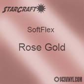 12" x 24" Sheet -StarCraft SoftFlex HTV - Rose Gold