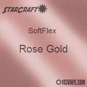 12" x 5 Yard Roll - StarCraft SoftFlex HTV - Rose Gold