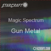 12" x 12" Sheet - StarCraft Spectrum - Gun Metal