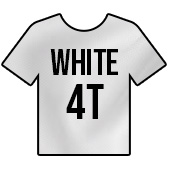 Hotteez Toddler Shirt - White - 4T