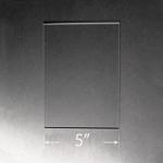 Acrylic Blank - Rectangle 5" x 7"