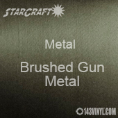 12" x  24" Sheet - StarCraft Metal - Brushed Gun Metal