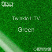 12" x 20" Sheet Siser Twinkle HTV - Green