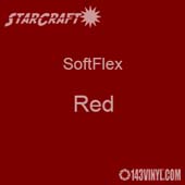 12" x 24" Sheet StarCraft SoftFlex HTV - Red