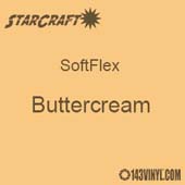 12" x 12" Sheet - StarCraft SoftFlex HTV - Buttercream