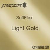 12" x 5 Foot Roll -StarCraft SoftFlex HTV - Light Gold