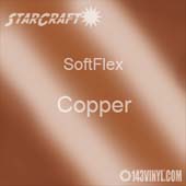 12" x 5 Yard Roll - StarCraft SoftFlex HTV - Copper