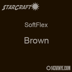 12" x 5 Foot Roll -StarCraft SoftFlex HTV - Brown